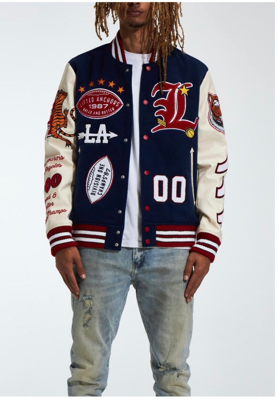 Champion letterman jacket shops