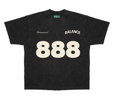 DISMISSED - Balance 888 Distressed Box Tee - Black