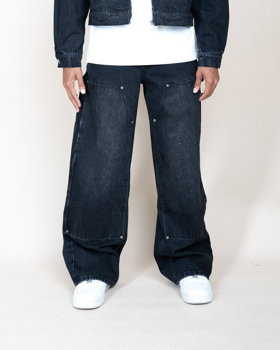 EPTM - DOUBLE KNEE PANTS - DARK DENIM