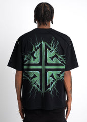 GUAPI - Obsidian Black Electroshock Therapy Tee