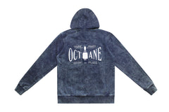 OCTANE SPARK PLUG ZIP UP HOODIE(DENIM WASH)