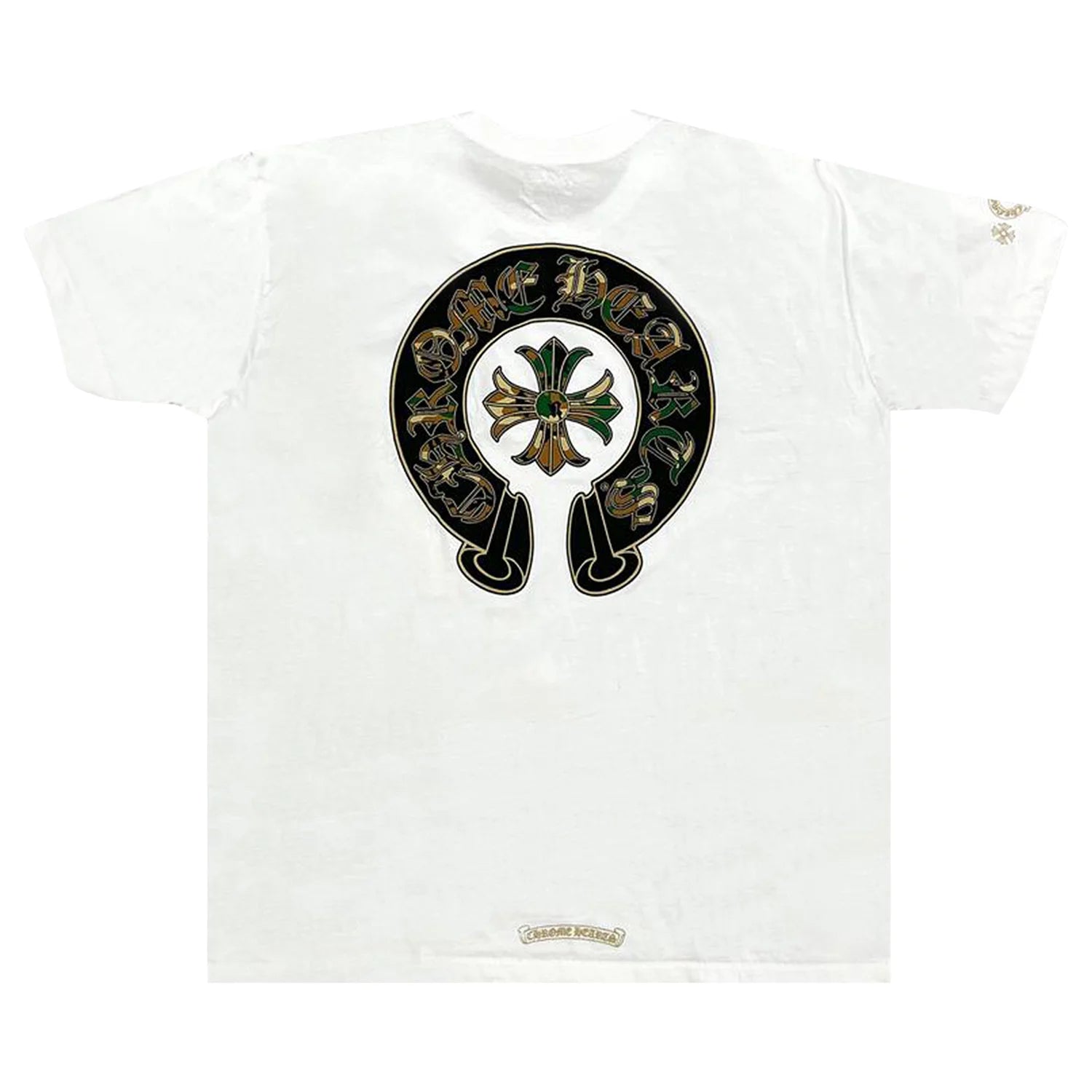 Chrome Hearts Horse Shoe Logo Pocket T-Shirt 'White/Camo' (BP)