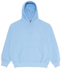 Supreme Satin Applique Hooded Sweatshirt (FW24) Light Blue (CJ)