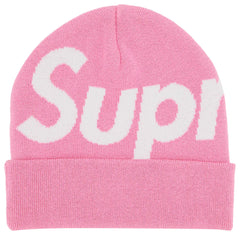 Supreme Big Logo Beanie (FW24) Pink