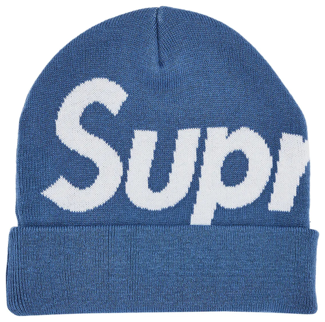 Supreme Big Logo Beanie (FW24) Blue (CJ)