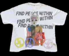 JETLYFE- Find Peace Within Tee White