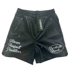 SYNDICATE - Ranch Shorts - Black/White