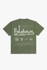 VALABASAS - FORMULA" VINTAGE OLIVE TEE