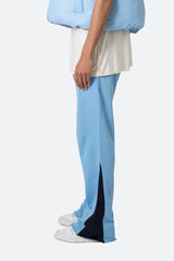 MNML - Contrast Bootcut Sweatpants - Light Blue