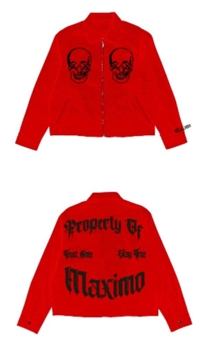 MAXIMO HOODIE - PROPERTY JACKET - RED