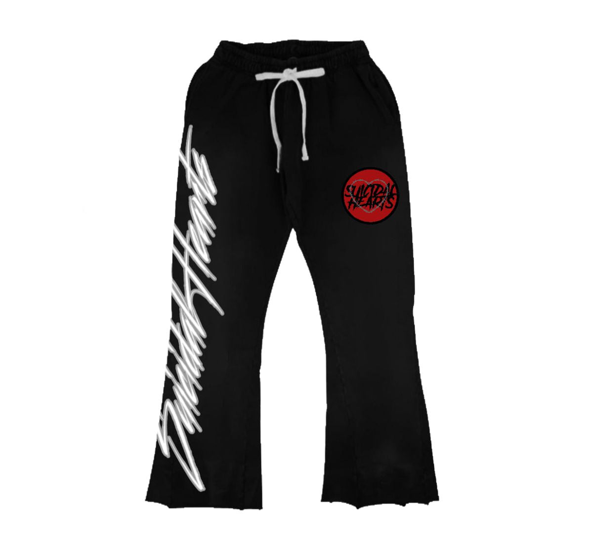 Suicidal Hearts -Signature Joggers BLACK