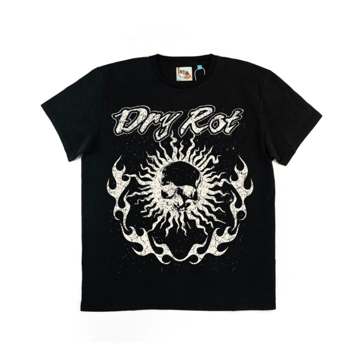 DRY ROT - DRY ROT BLAZE TEE BLACK