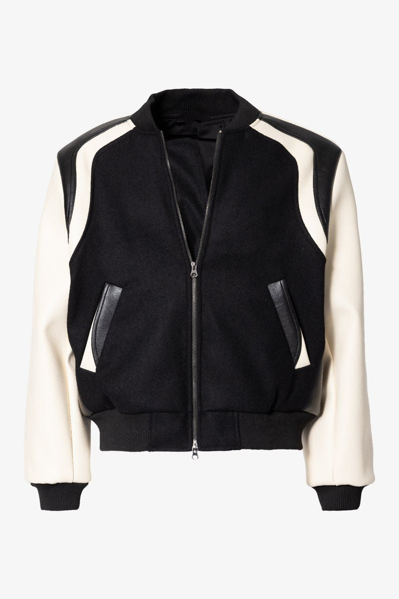 MNML - Varsity Mod Jacket - Black/White