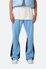 MNML - Contrast Bootcut Sweatpants - Light Blue