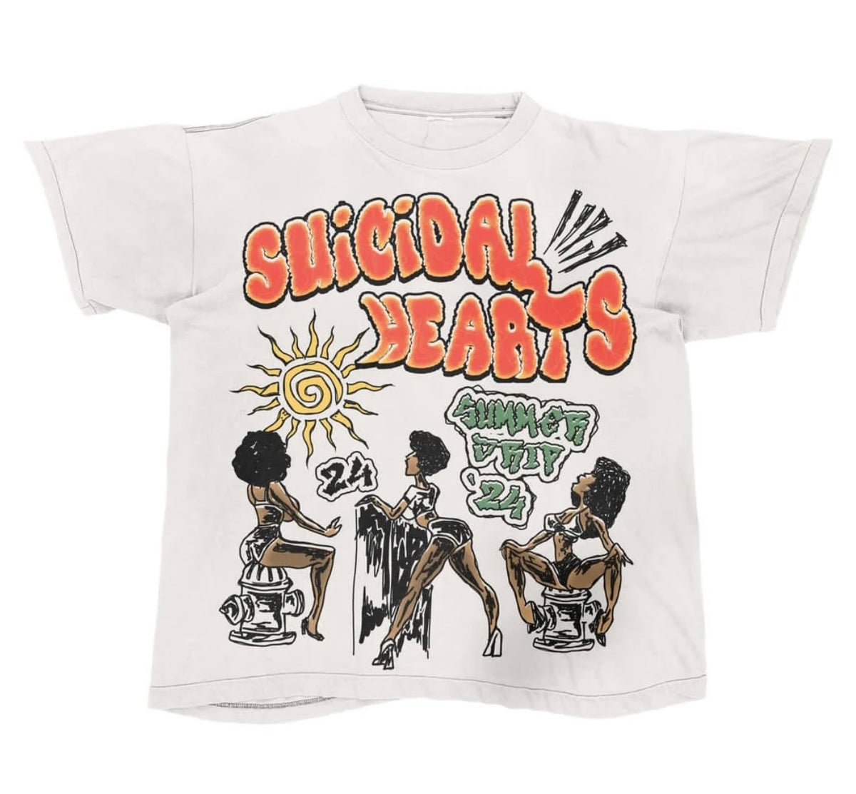 SUICIDAL HEARTS - SUMMER Tee