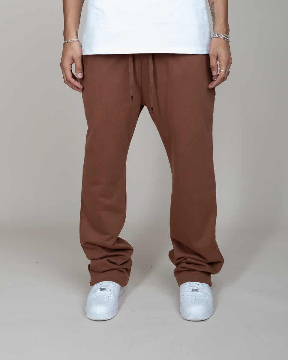 EPTM - PERFECT FLARE SWEATPANTS - BROWN
