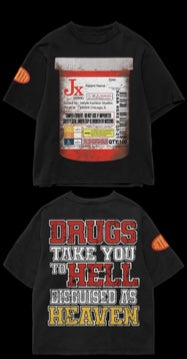 JETLYFE- Drugs Tee Black