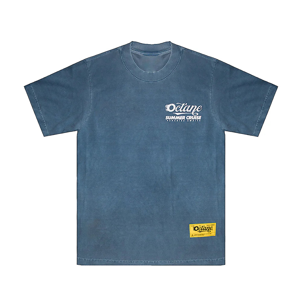 OCTANE “SUMMER CRUISE” T-SHIRT (OCEAN BLUE)