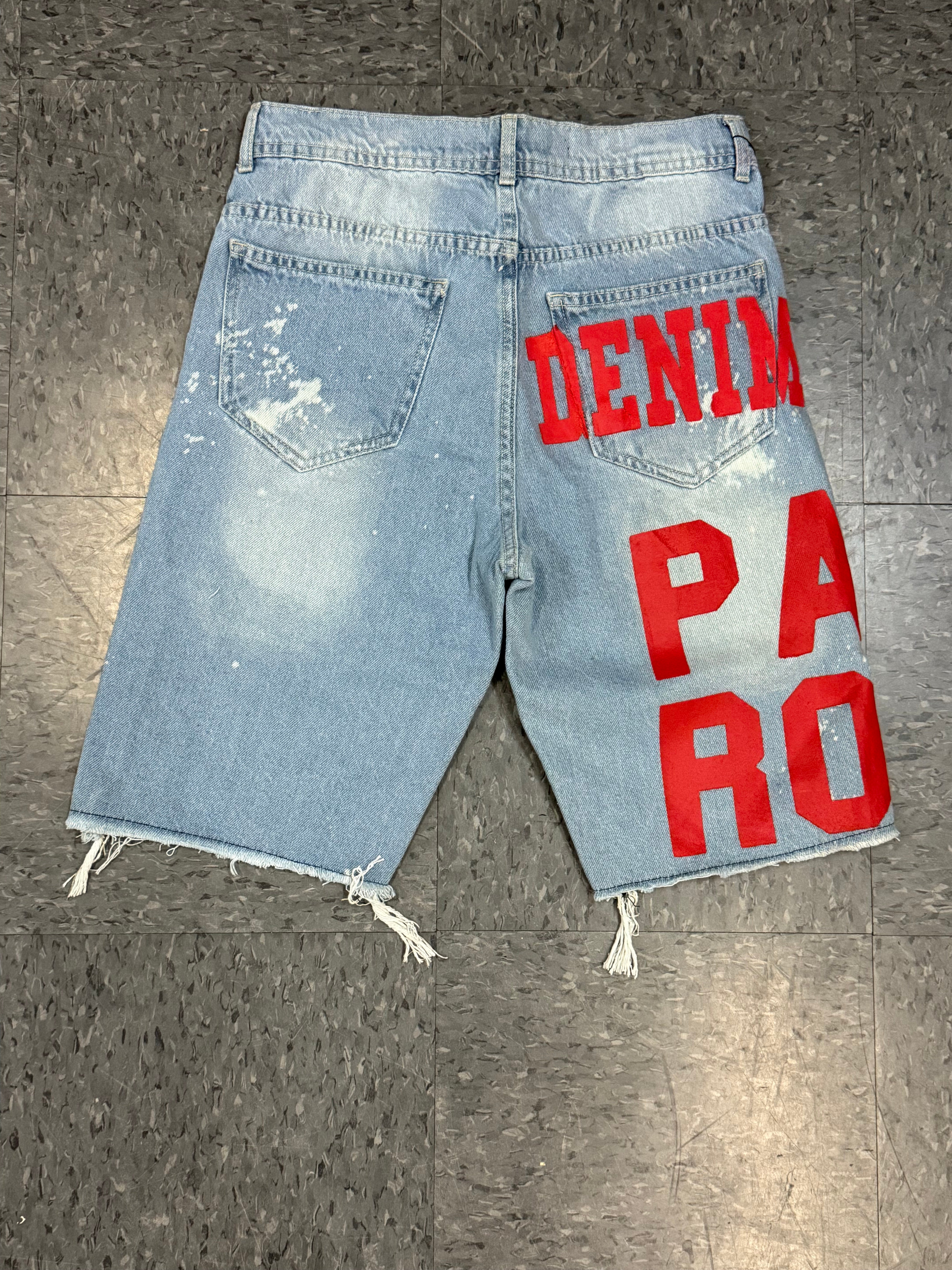 UNUSUAL PATRON - DENIM SHORTS