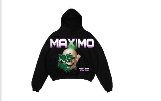 MAXIMO HOODIE - HAND SKULL