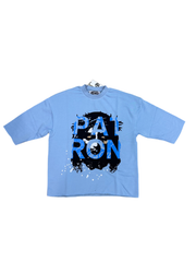 UNUSUAL PATRON - GOD TEE - LIGHT BLUE