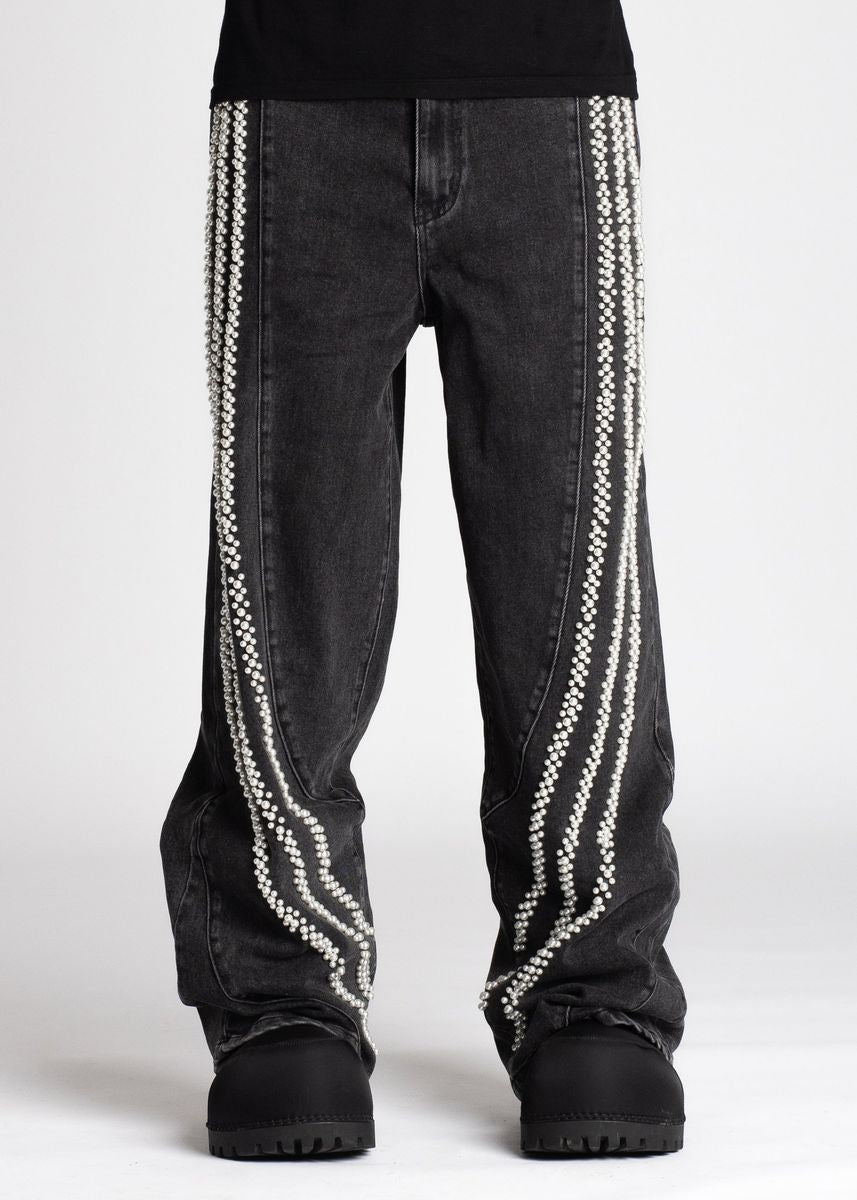 GUAPI - Iron Grey Pearls Denim