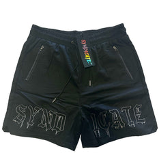 SYNDICATE - House-Shorts-Blk/Wht