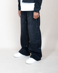 EPTM - DOUBLE KNEE PANTS - DARK DENIM