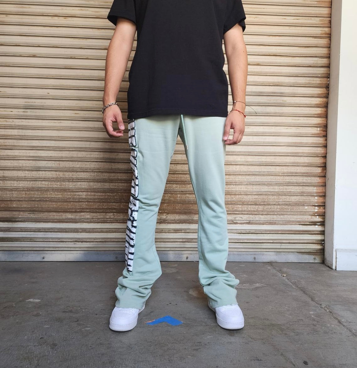 6TH BRAND INVADER" STACKED PANTS