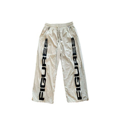 FAITH AND FIGURES - Four Links Zipper JOGGER - WHITE