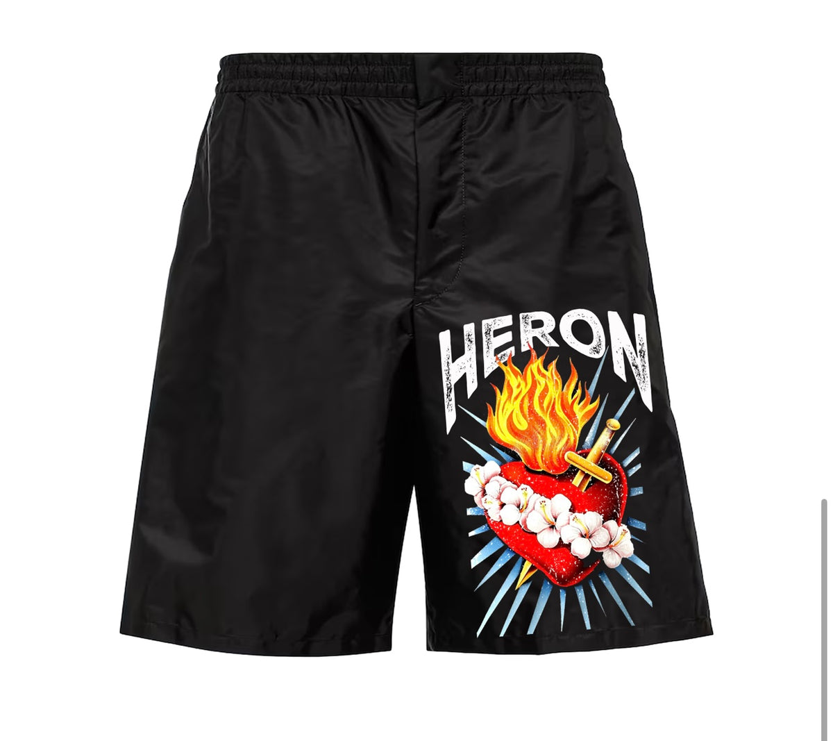 HERON COUTURE - SACRED HEART SHORTS