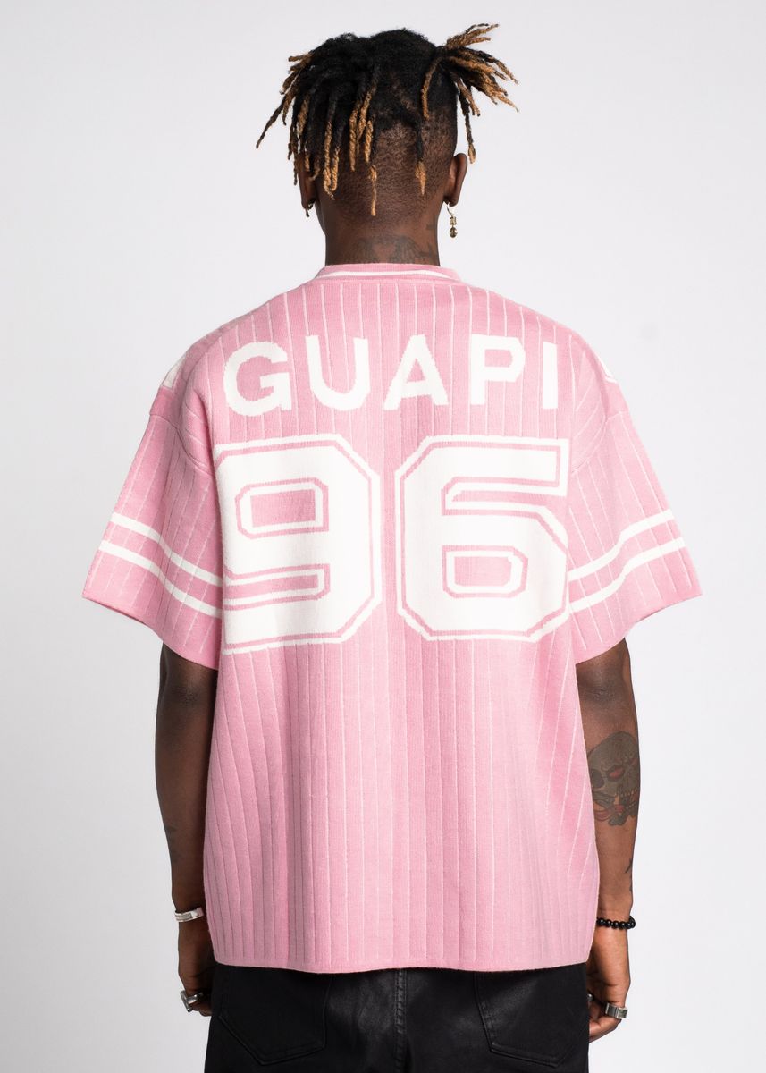 GUAPI - PINK Football Tee