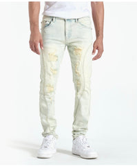 SUGAR HILL - "JETTY" JEANS (WHEAT CLOUD)