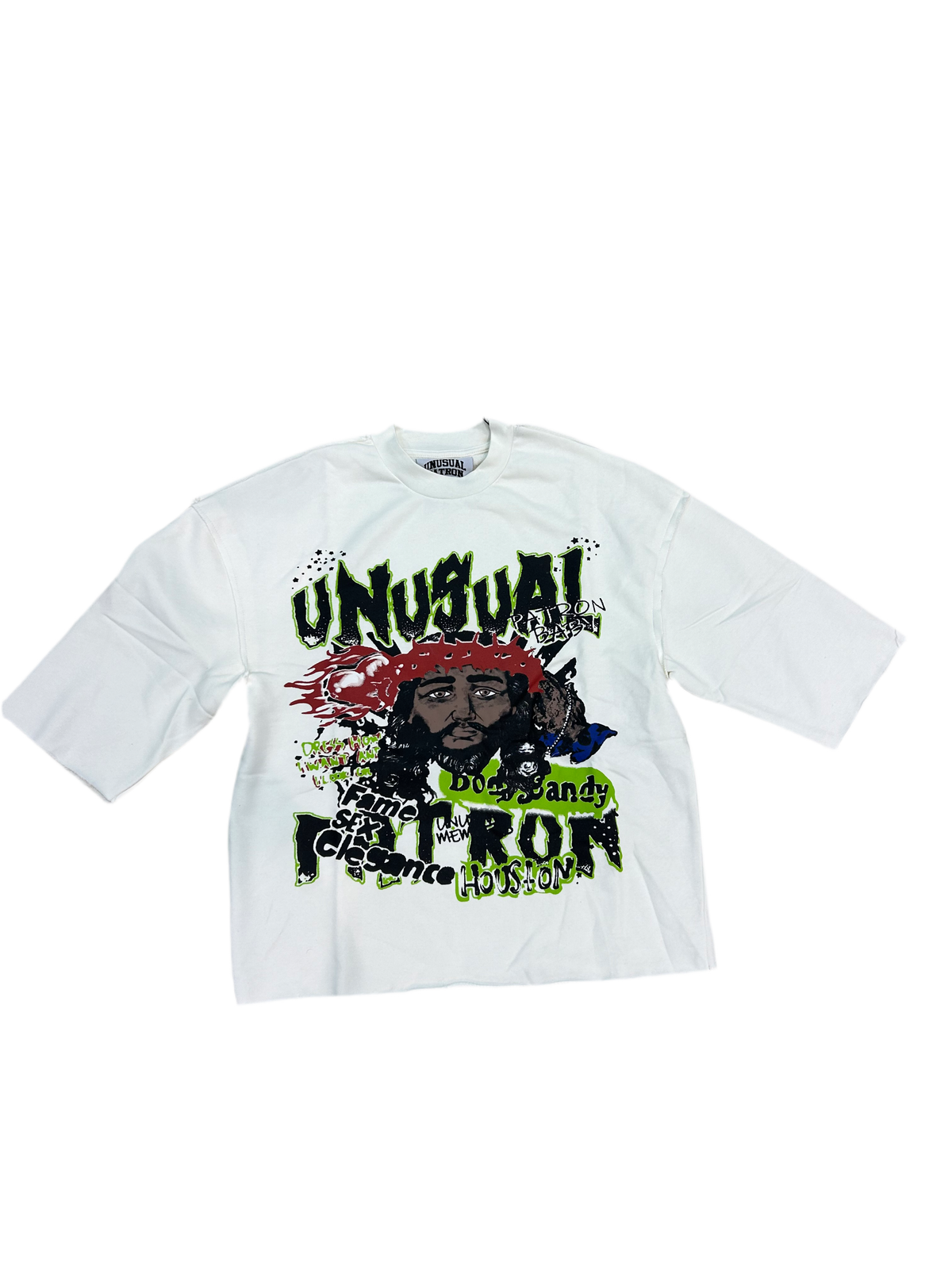 UNUSUAL PATRON - UNUSUAL GOD TEE - WHITE