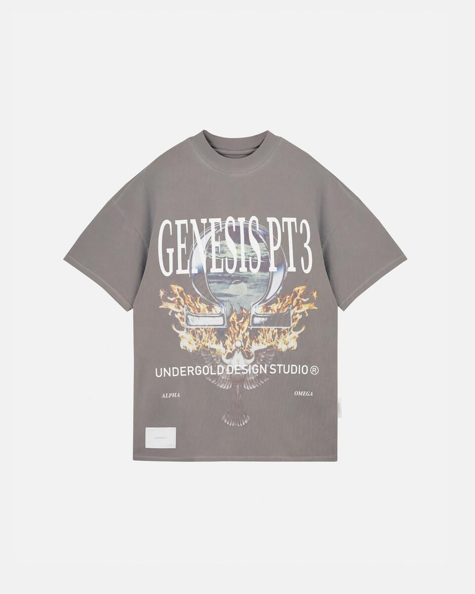 UNDERGOLD - Genesis PT03 Holy Omega T-shirt Washed Gray