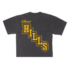 SH - COLLEGE CREST T-SHIRT -BLACK