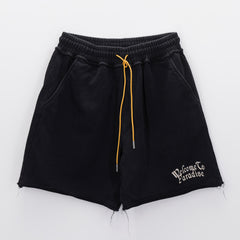 PL - UTOPIA FRENCH TERRY SHORTS - BLACK