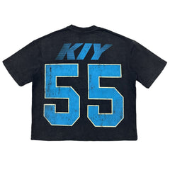 KIY STUDIOS "Carolina "SCRIMMAGE 55" Black T-Shirt