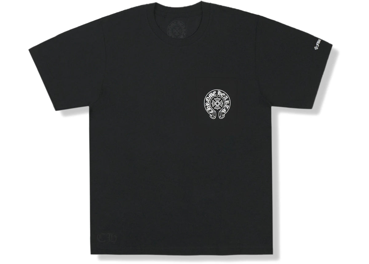 Chrome Hearts Horse Shoe Logo Pocket T-Shirt Black (JW)
