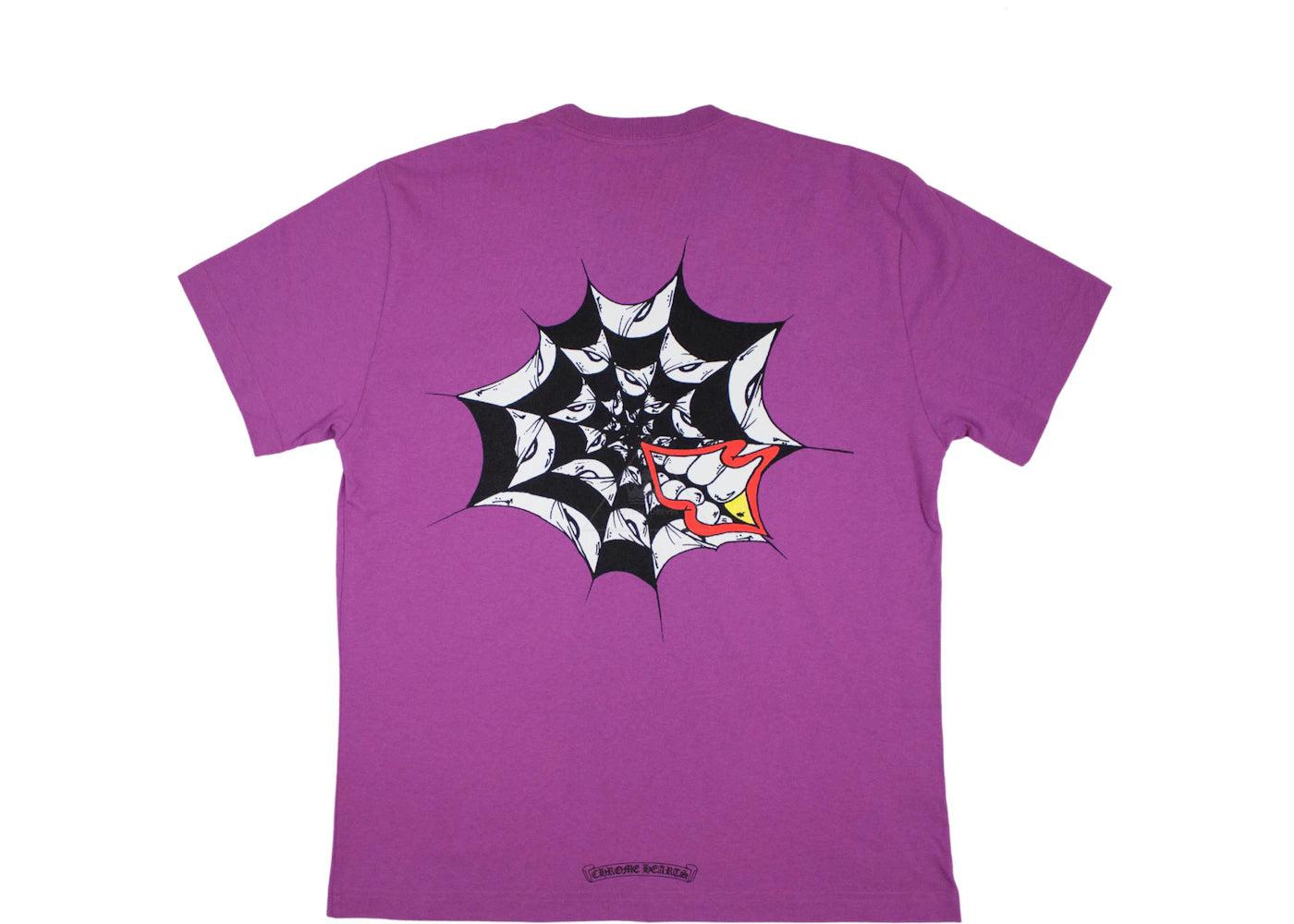 Chrome Hearts Matty Boy Spider Web T-shirt Purple (JW)