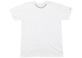 Chrome Hearts Neck Letters Logo T-shirt White (KV)