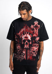 GUAPI - Blood Red Skull Tee