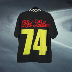 RED LETTERS - RL Racing Shirt - Black/Volt