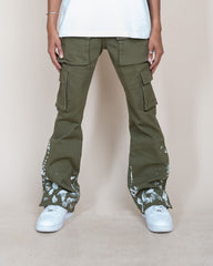 EPTM - SNAP CARGO DENIM - OLIVE