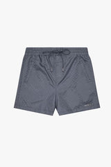 VALABASAS - SIGNATURE SCRIPT"  GREY NYLON SHORTS