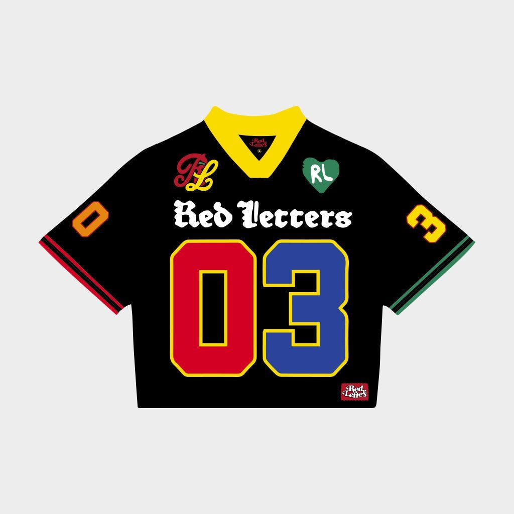 RED LETTERS - Just" a Jersey - Black