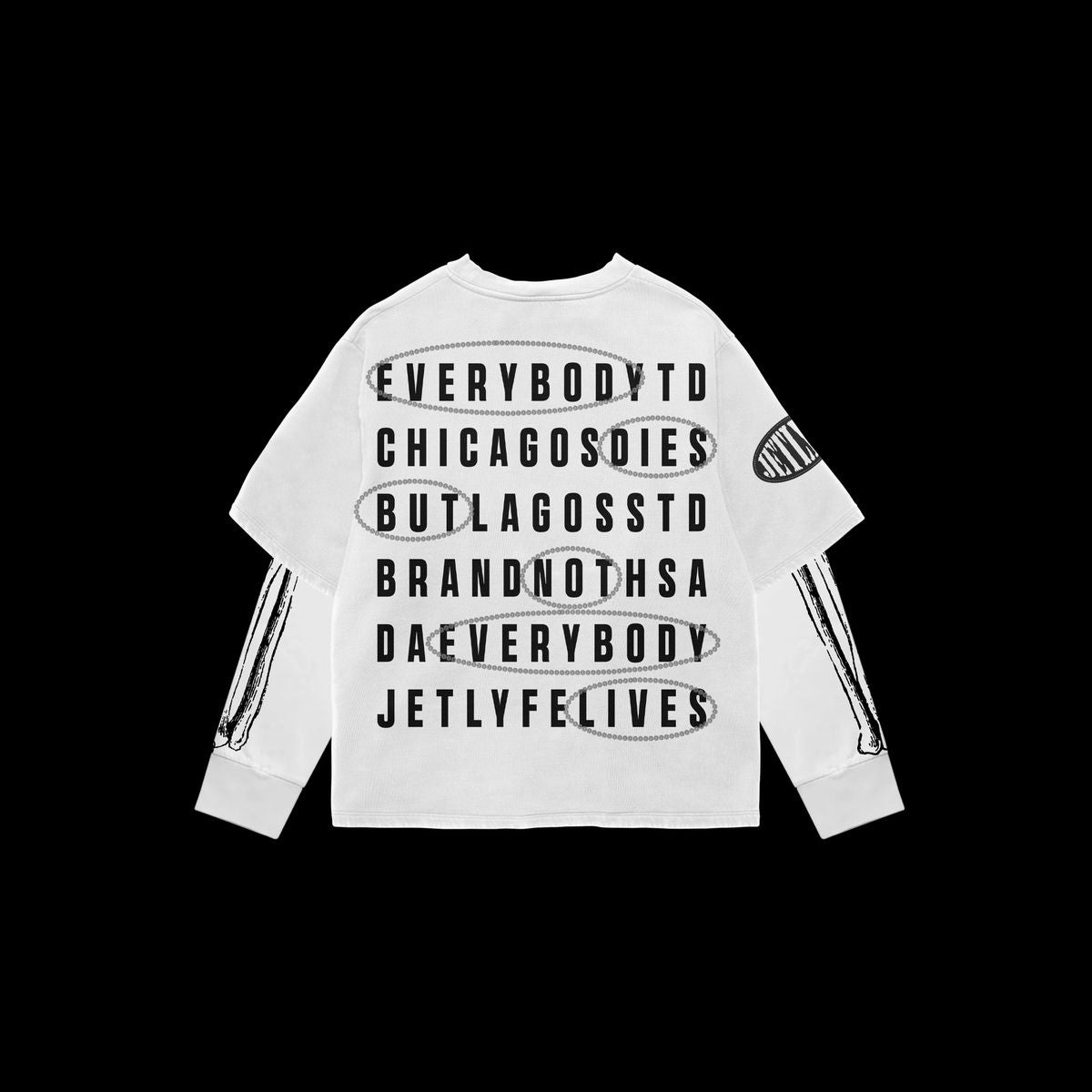 JETLYFE- EVERYBODY DIES LS WHITE