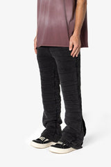 MNML - Crease Panel Sweatpants - Black