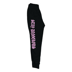 Stay Dangerous Sweatpants Black/Pink