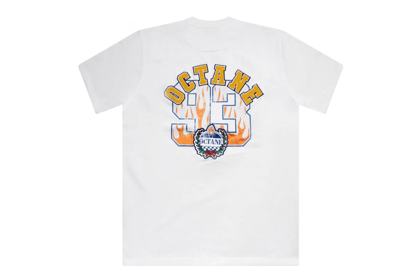 OCTANE COLLEGIATE TEE (WHITE)